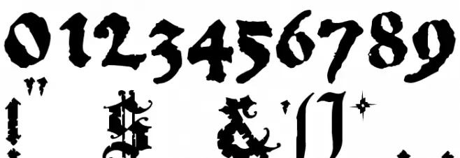 Ozzy II Font OTHER CHARS