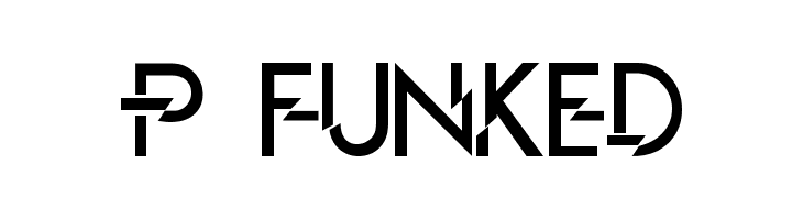 P Funked 字体