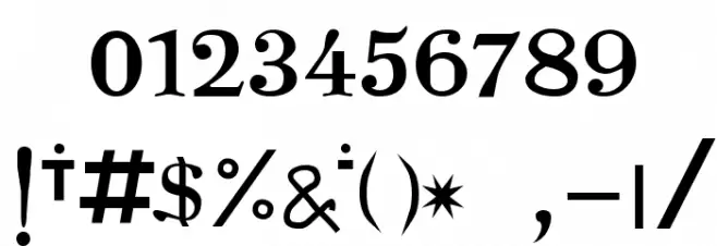 P-RUBY Font OTHER CHARS
