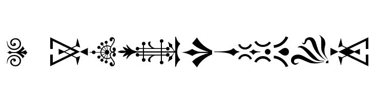 P Regular Schriftart