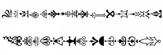 P Regular Font LOWERCASE