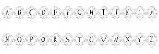 P-xmas Font Шрифта ВЕРХНИЙ