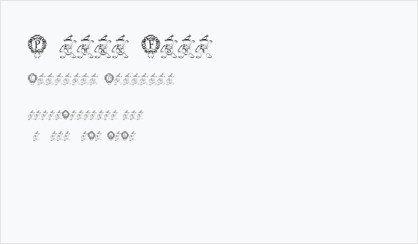 P-xmas Font Business Card