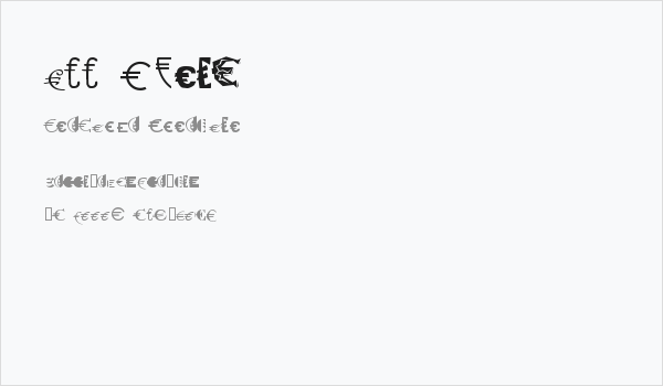 P22 Euros Business Card