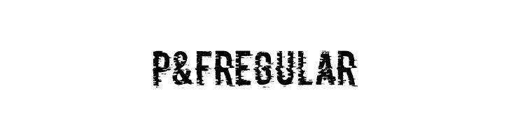 P&F Regular  Frei Schriftart Herunterladen
