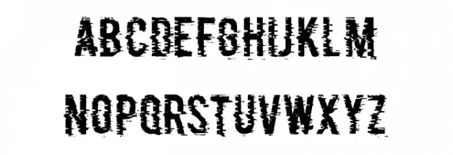 P&F Regular Font Litere mari