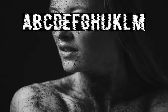 P&F Regular Schriftart examples