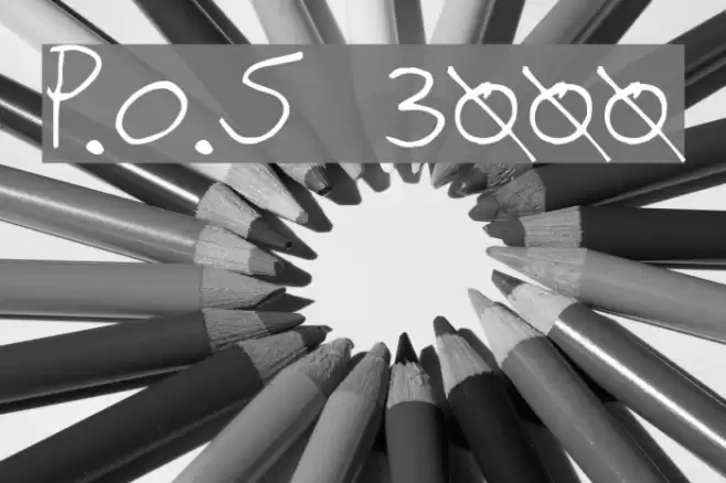 P.O.S 3000 Caratteri examples
