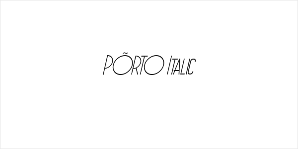 PÕRTO Italic Logo