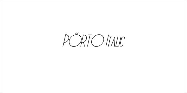 PÕRTO Italic Logo