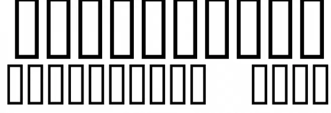 Påsättning Font OTHER CHARS