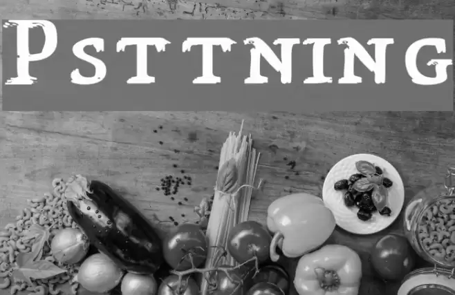 Påsättning Font examples