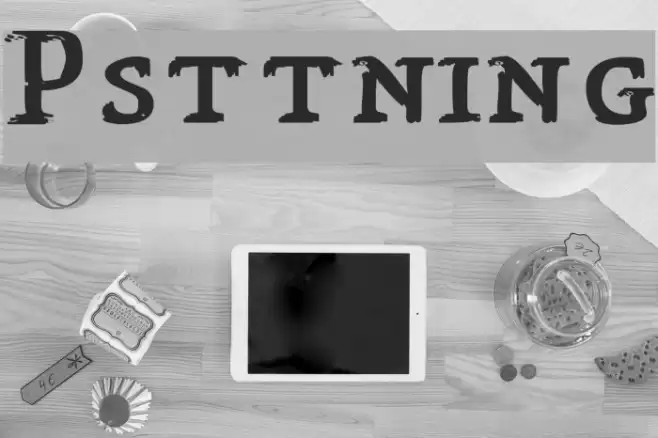 Påsättning Font examples