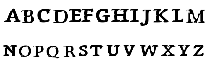 Påsättning Font LOWERCASE