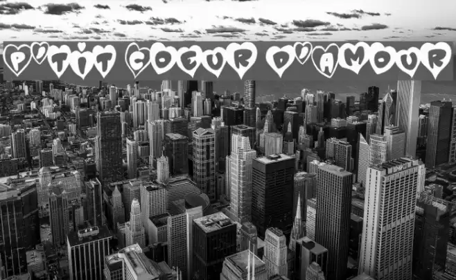 P'tit Coeur d'Amour Font examples