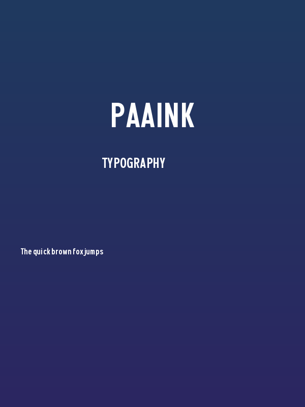 PAAINK Poster