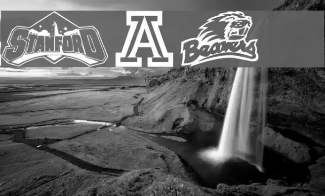 PAC-12 Font examples