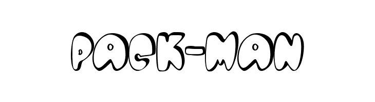 PACK-MAN  Free Fonts Download