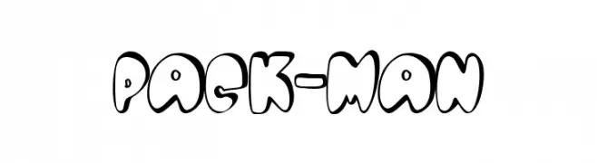 PACK-MAN  Fuentes Gratis Descargar