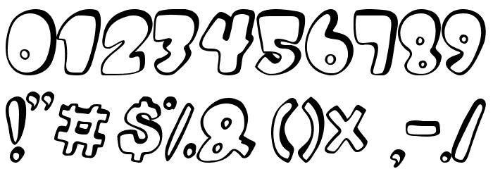 PACK-MAN Font OTHER CHARS