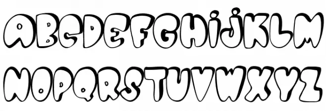 PACK-MAN Font Litere mari