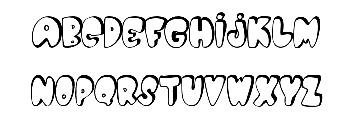 PACK-MAN Font LOWERCASE