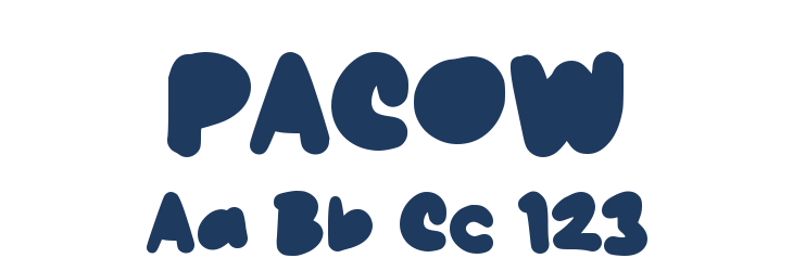 PACOW Font Preview
