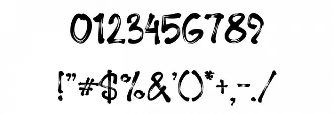 PAGEONE Font OTHER CHARS