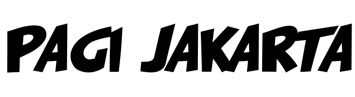 PAGI JAKARTA Шрифта