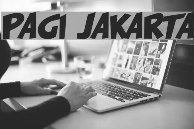 PAGI JAKARTA Font examples