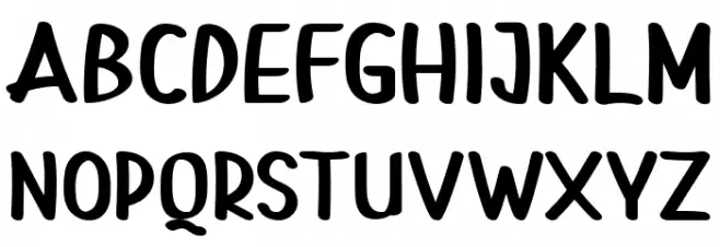 PAINTLOVA V1 - Demo Regular Schriftart Groß