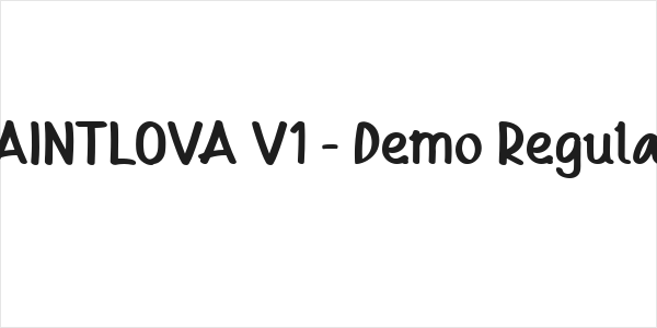 PAINTLOVA V1 - Demo Regular Logo