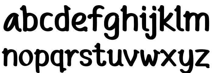 PAINTLOVA V1 - Demo Regular Font LOWERCASE