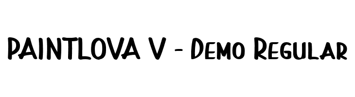 PAINTLOVA V2 - Demo Regular  免费字体下载