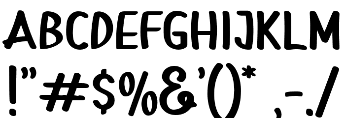 PAINTLOVA V2 - Demo Regular Font OTHER CHARS