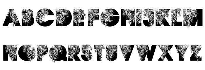 PALMSPRINGS PERSONAL USE Regular フォント 小文字