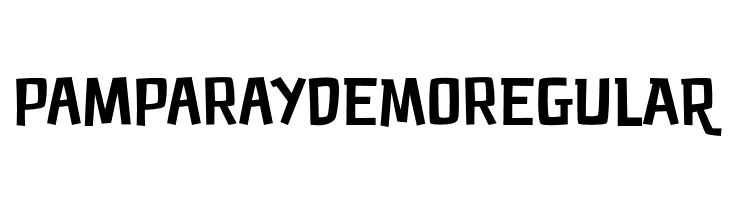 PAMPARAYDemoRegular  Free Fonts Download