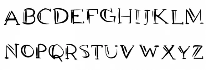 PAN y VINO Schriftart Groß