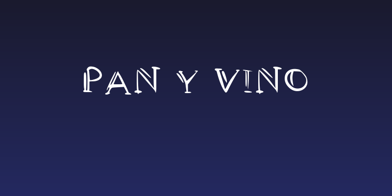 PAN y VINO Social Header