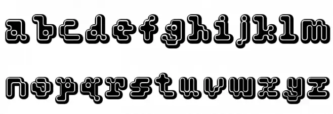 PANDA ERogo फ़ॉन्ट लोअरकेस