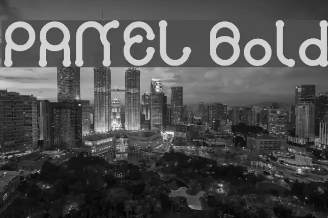 PANEL Bold Font examples