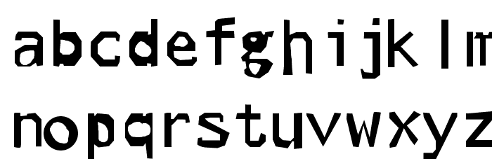 PANJI JALADRI EXPERIMENT Font LOWERCASE