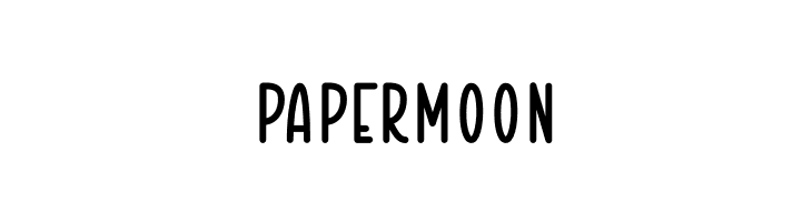 PAPER MOON  Frei Schriftart Herunterladen