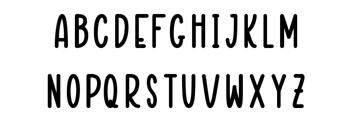 PAPER MOON Font LOWERCASE