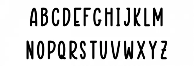 PAPER MOON Schriftart Groß