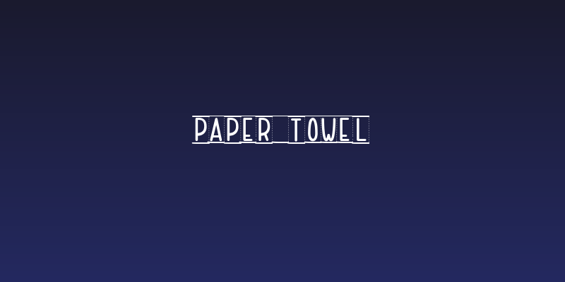 PAPER TOWEL Social Header