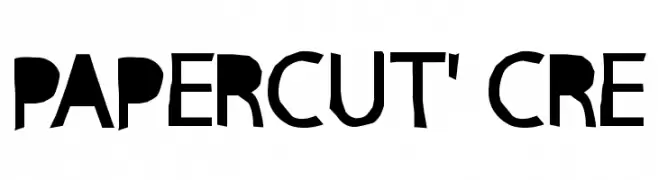 PAPERCUT' CRE  Frei Schriftart Herunterladen