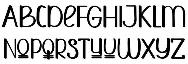 PAPERNOTERegular 字体 大写
