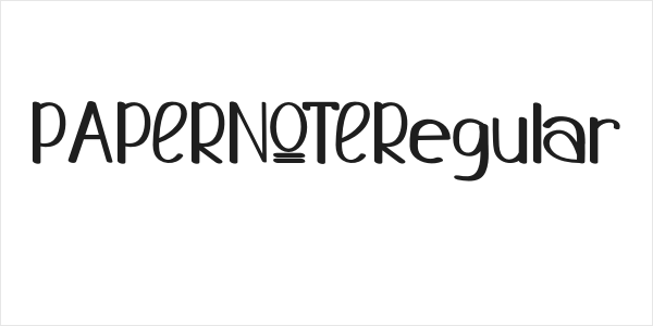 PAPERNOTERegular Logo