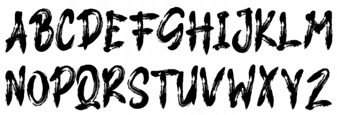 PARASITE Schriftart Groß